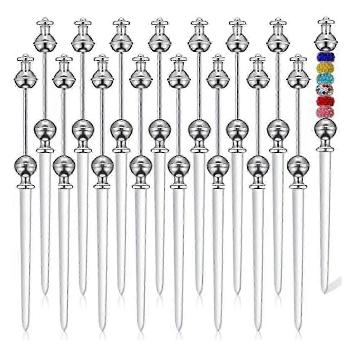 16Pcs Beaded Letter Opener Metal Letter Opener Envelope Slicing Beaded Letter Opener for Gifts Offi