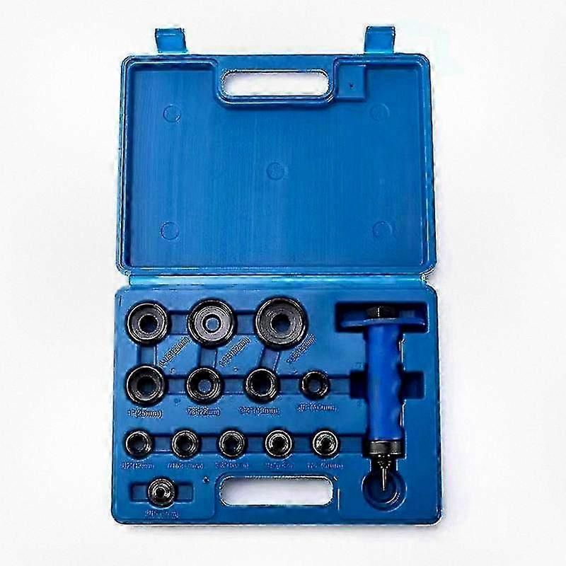 14-piece Hole Punch Kit with Alignment Guide 5-35mm