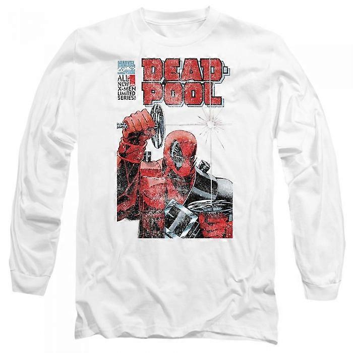 Deadpool Unisex Adult Comic Cover T-Shirt