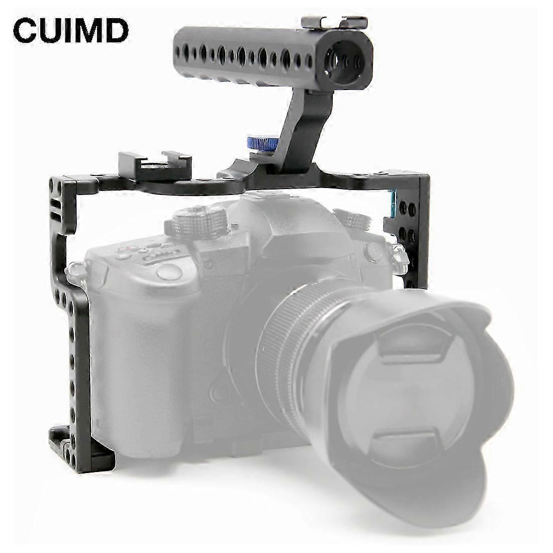 GH5 DSLR kamerabur med topphandtag grepp för Panasonic Lumix GH 5 kamerarigg