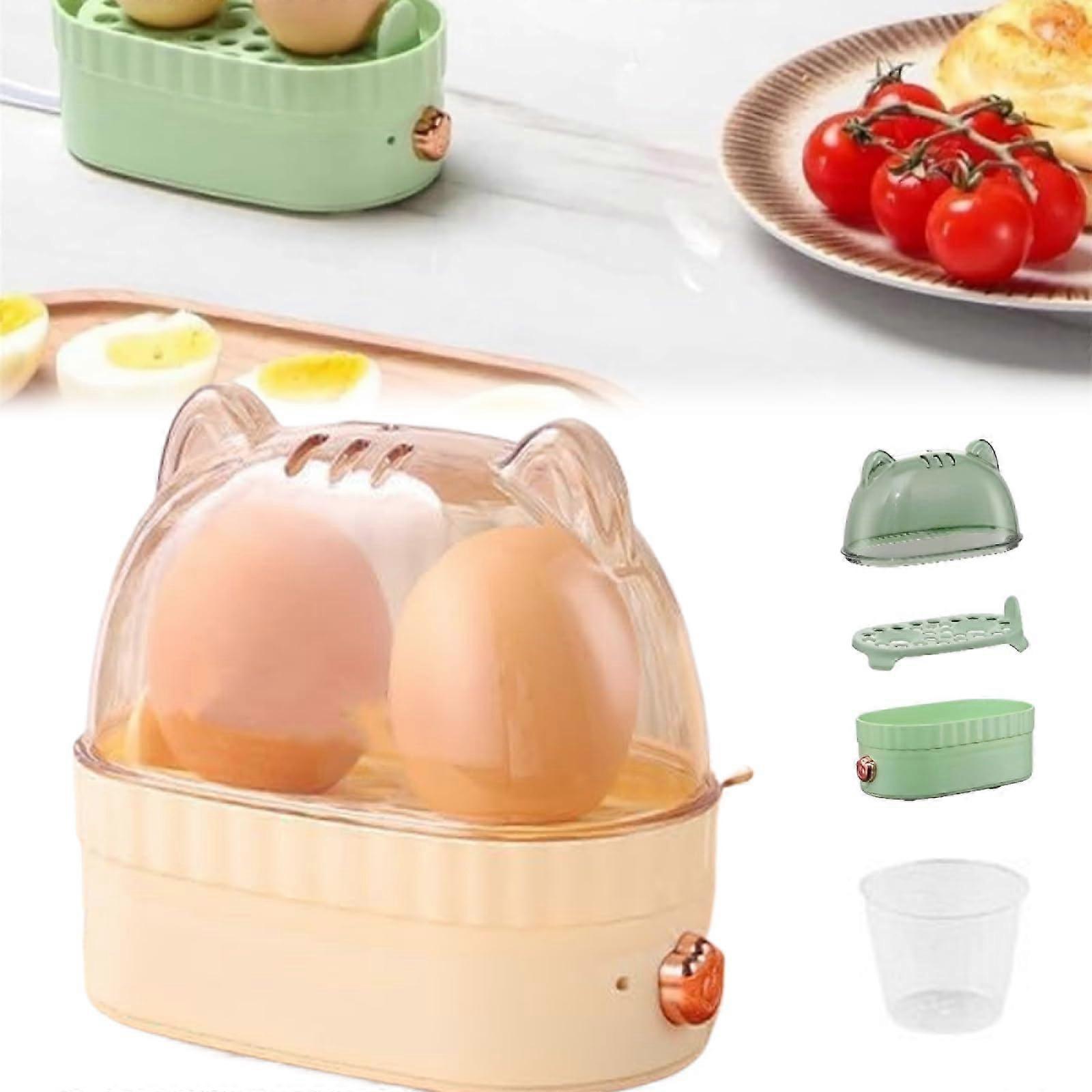 Smart Mini Egg Cooking, Fast Egg Cooking for Hard Boil, Mini Electric Egg Cookier, Automatic Closing