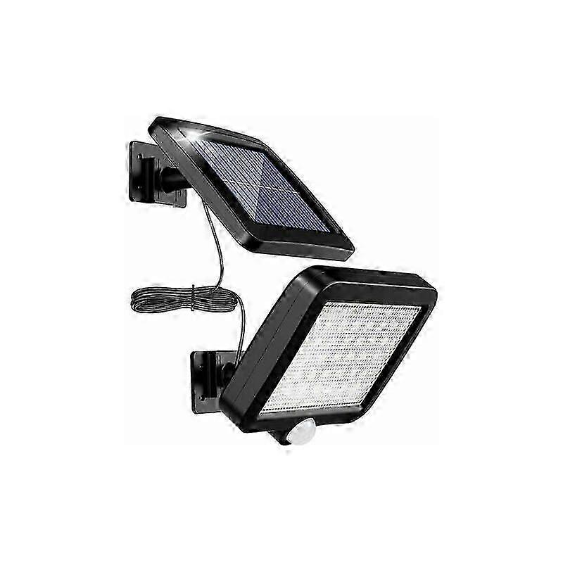 Outdoor solar light with 56 D motion sensor, 120 IP65 waterproof solar garden light with 5m cab Edition