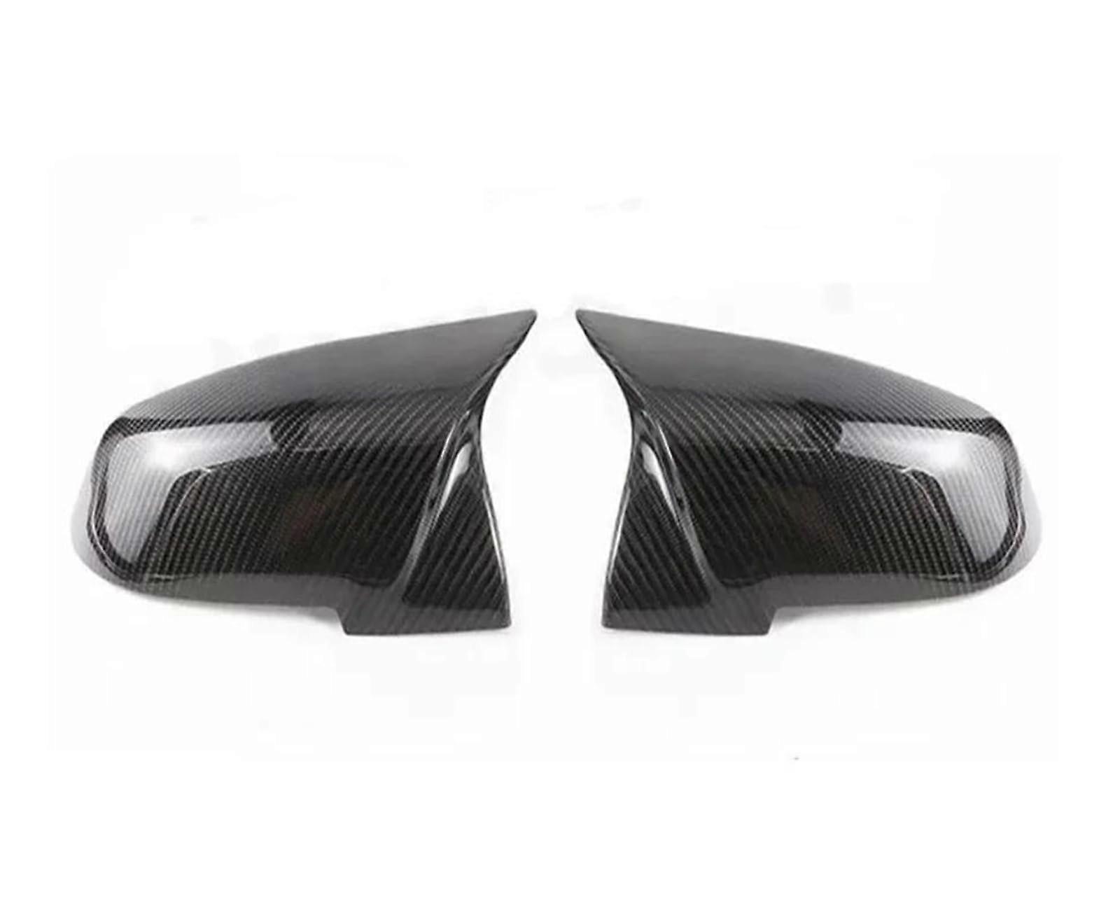 for E84 for X1 2013 2014 2015 Car Side Rear View Mirror Shell Fiber Carbon Rearview Mirrors Cover Housing Accessories 1 Pair Side Rearview Mirror Cap