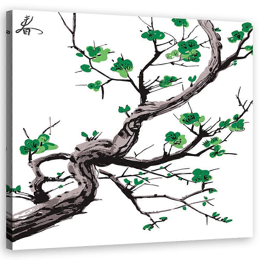 Pânză, Natură - Verde - 40x40