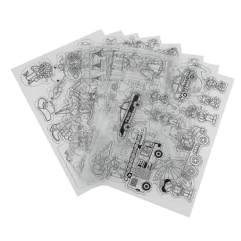 Plastic Heat Shrink Sheet Shrinkable DIY Handmade Craft Tool Boy's Style