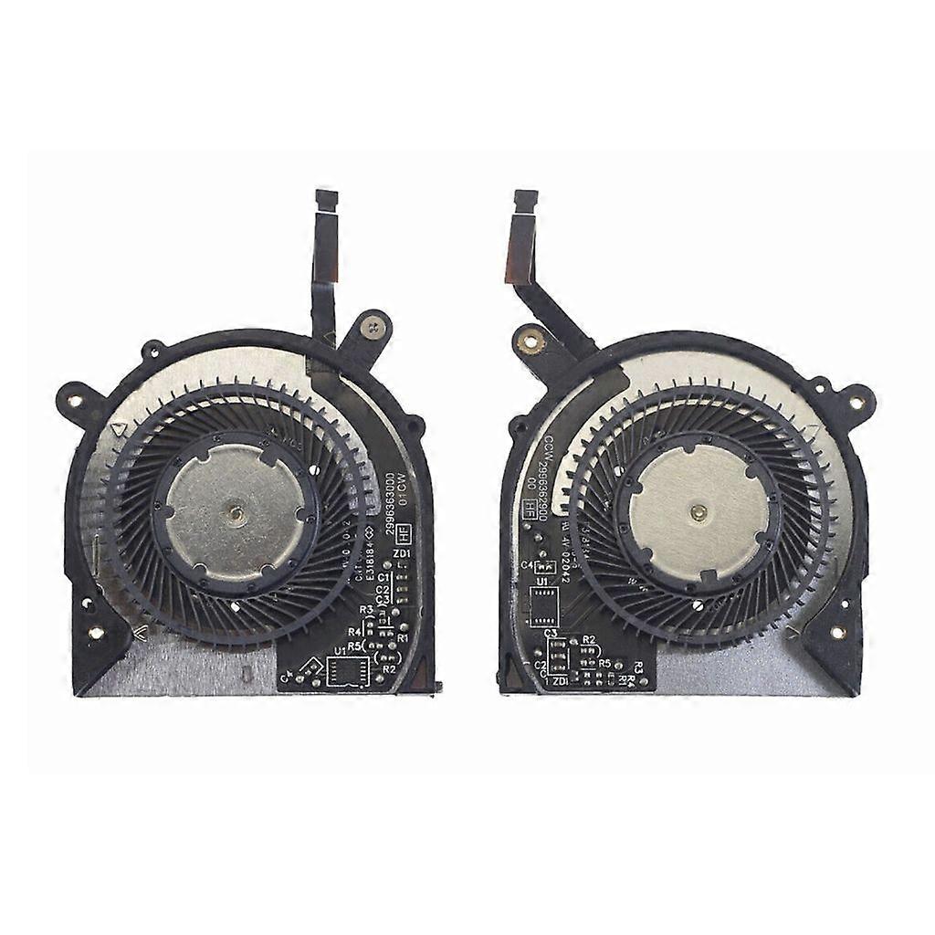 CPU+GPU Cooling Fan Set XPS 15 7590 Precision 5540 F01PX V9H8N Spare Parts I.1256222717