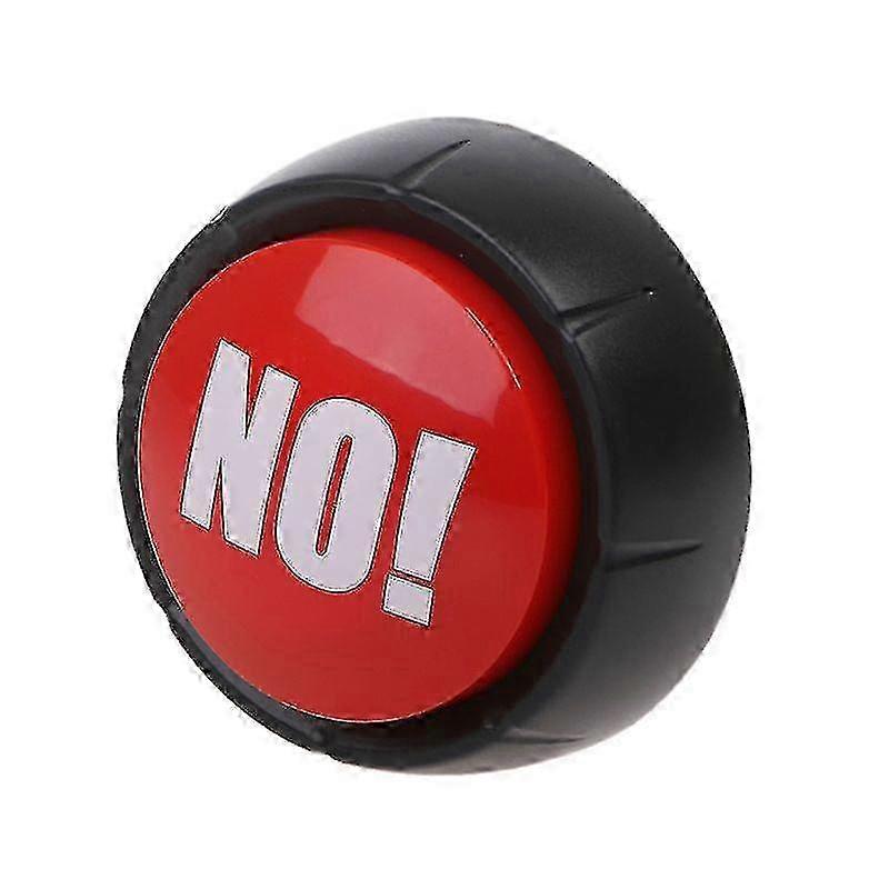 Novelty big red no button no sound button desktop sound toy great for parents co-workers gag joke