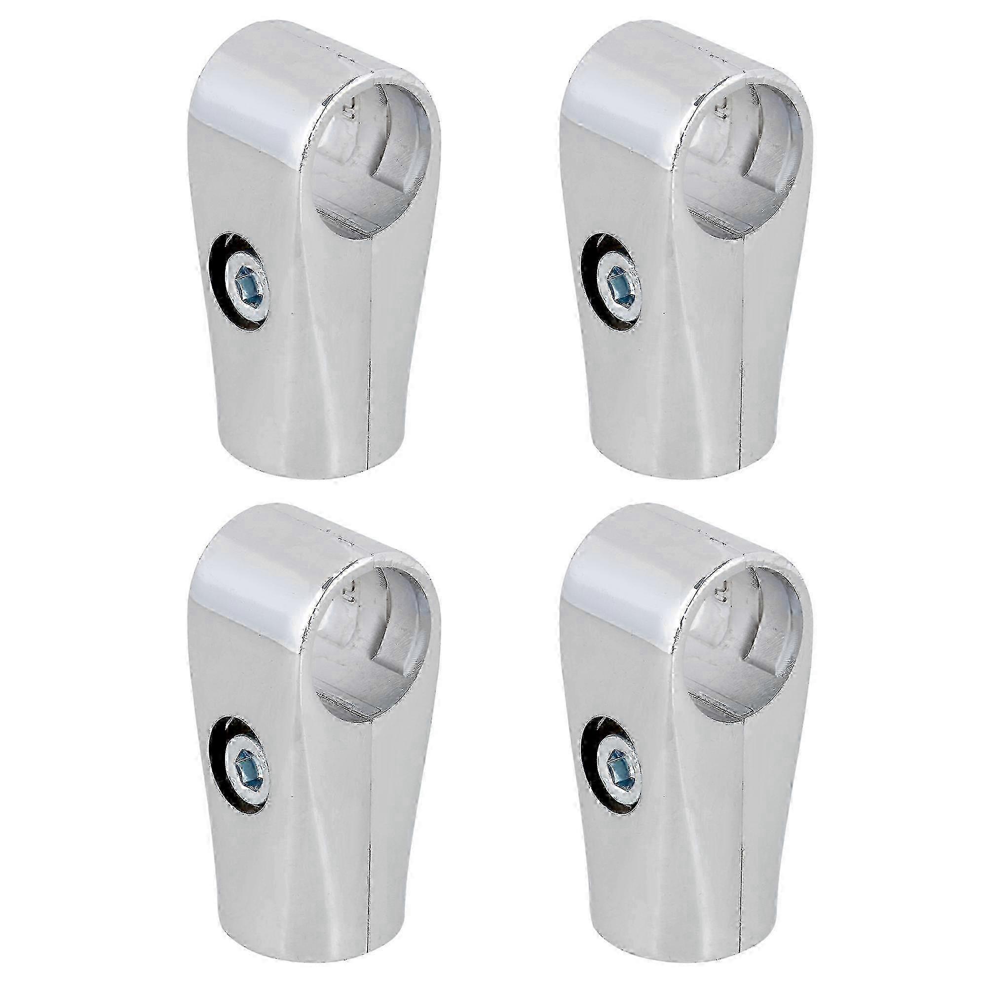 4pcs Metal Drying Rack Pipe Connectors 25mm