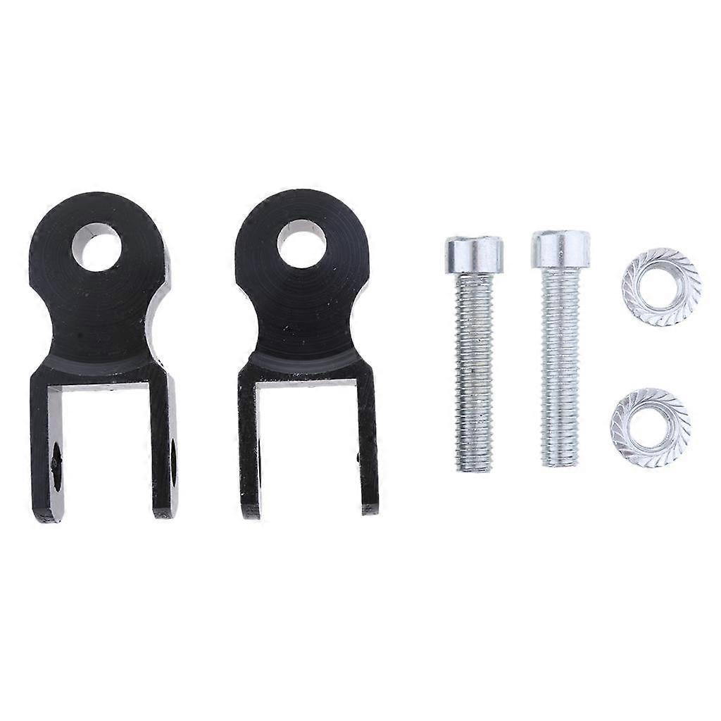 Silver Shock Absorber Height Extender Riser for Motorcycle 77mm