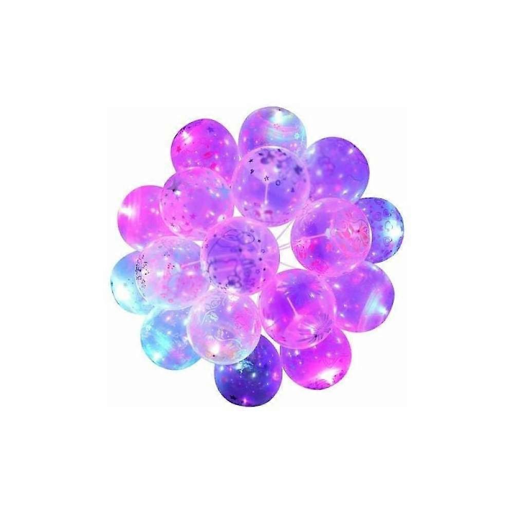 50pcs LED light up balloons set, battery powered, with stand and balloon pump, suitable for weddings, birthdays, festivals, etc.
