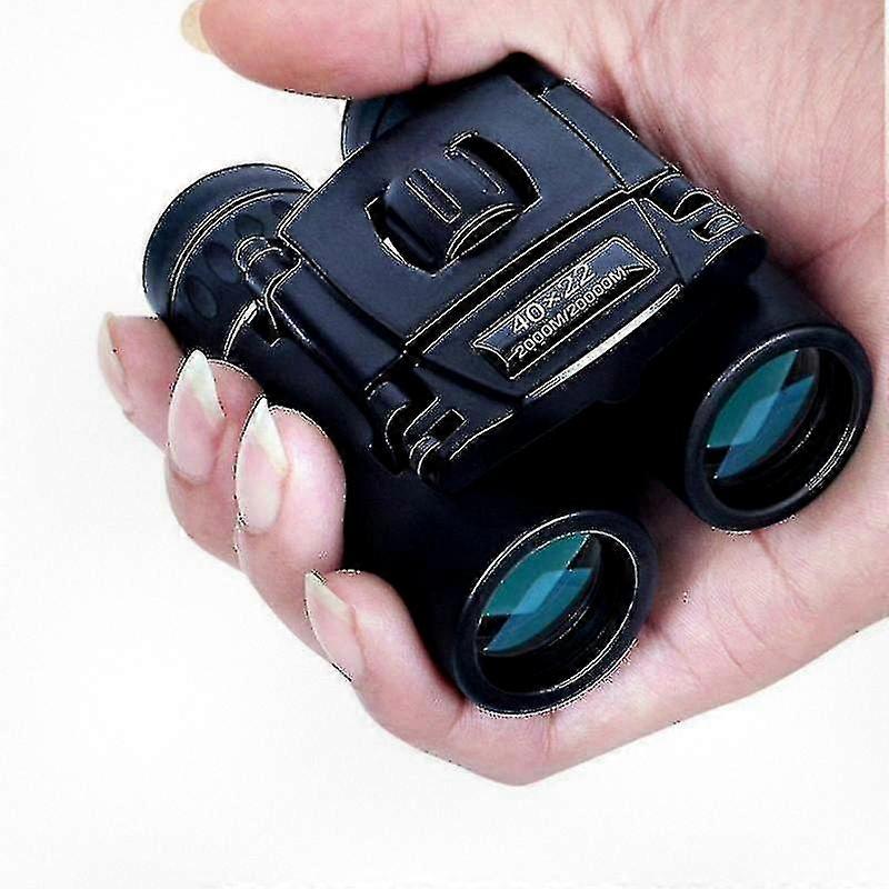 40x22 HD High Power Compact Binoculars 2000m Range Foldable Mini Scope BAK4 FMC Lens for Outdoor Hunting Camping Sports Activities