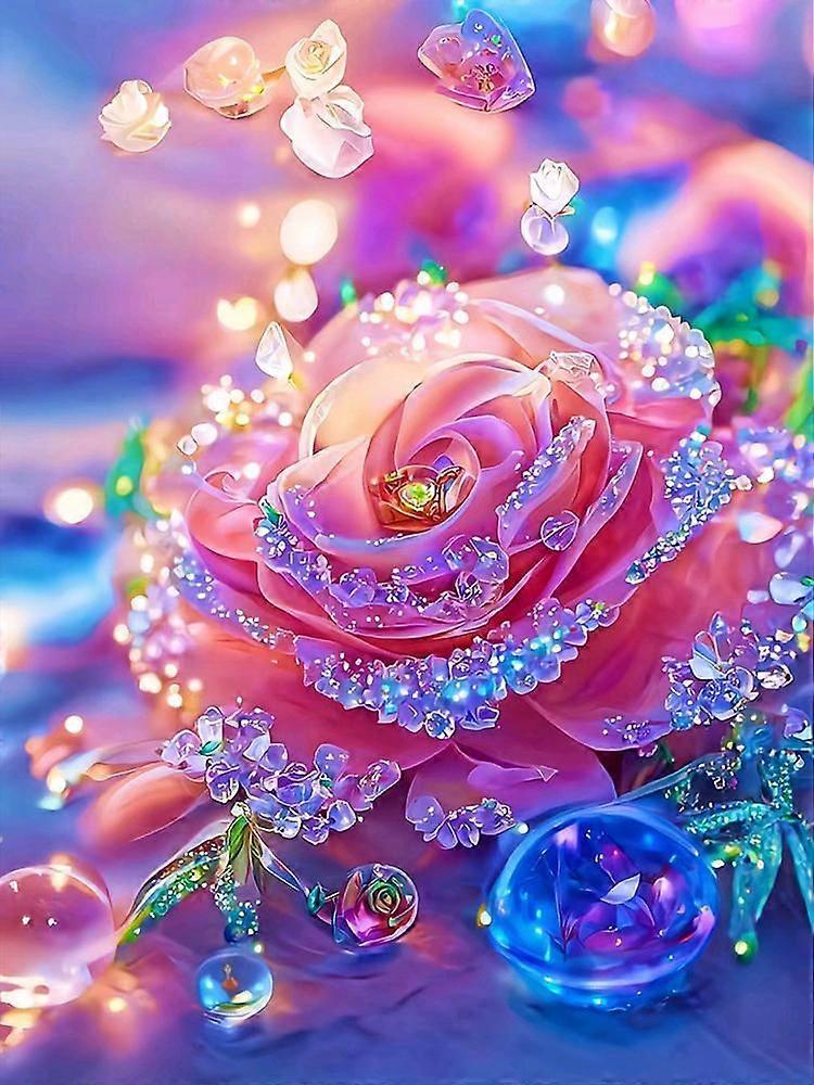 DIY 5D الماس اللوحة كريستال روز الصليب التطريز مجموعة كاملة جولة مربع الماس التطريز روز فسيفساء صورة نمط الديكور 358