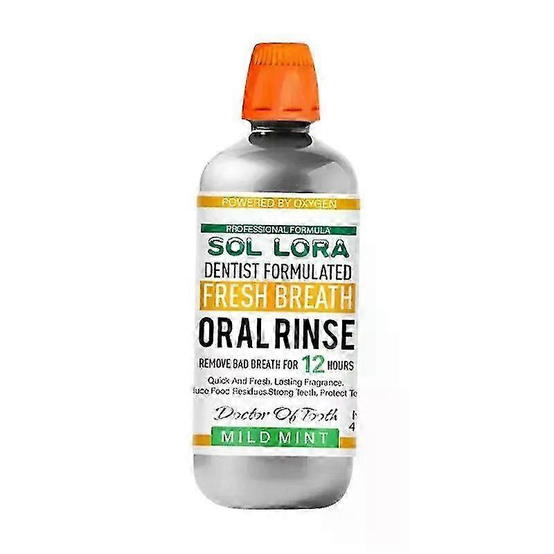 歯科医は12時間リンスを処方しました - マイルドミントフレーバー476mlラスティングフレグランスプロテクト歯3個シルバー