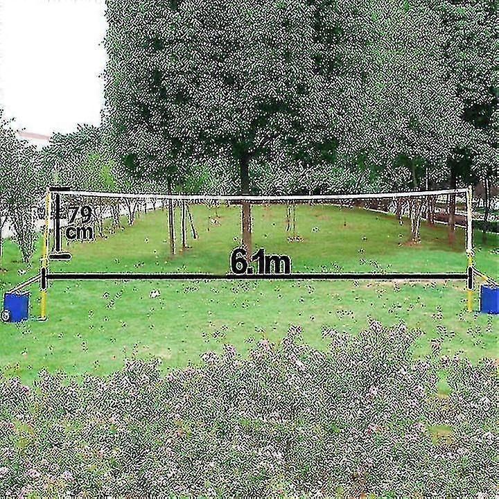 Voleibol ajustável e rede de tênis, interior e exterior