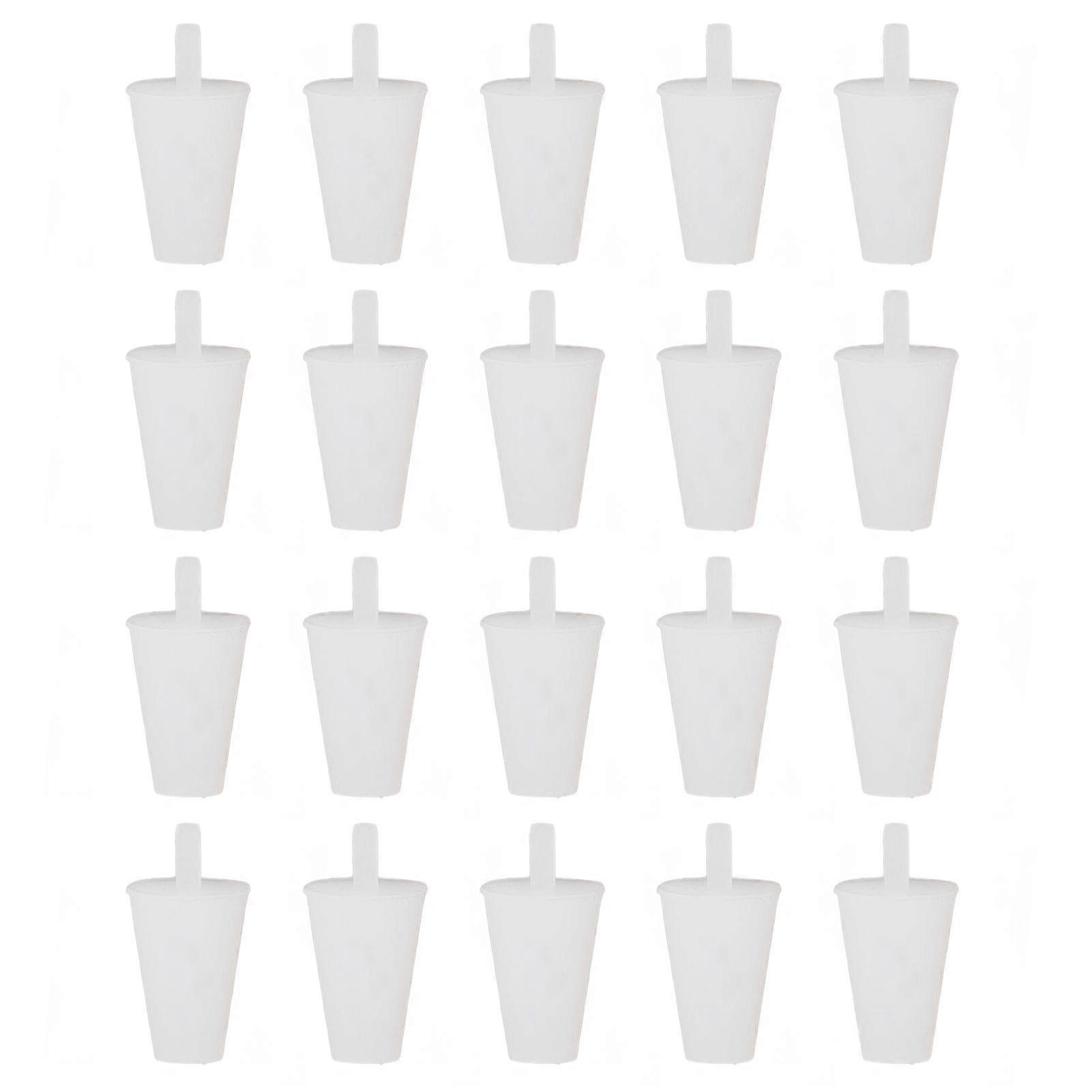 20Pcs Silicone Plug High Temperature Resistance Effective Sealing Protective Tapered Plug