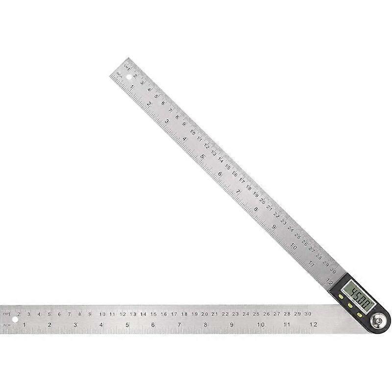 Digital Angle Protractor 300mm Digital Angle Finder Stainless Steel Digital Protractor with LCD Display HOLD/ZERO Button  SZRH