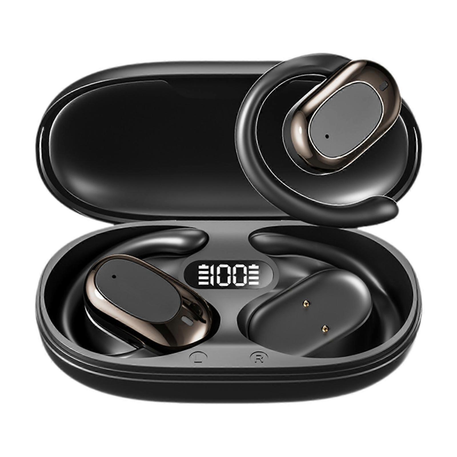 Translation Earbuds Translator Earbuds Comfortable Wear LED Digital Display Open