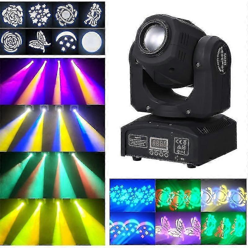 90w Led Stage Moving Heads Dmx512 Sound Master-slave Auto-running Scrubber 9/11 8 Channels Rotating