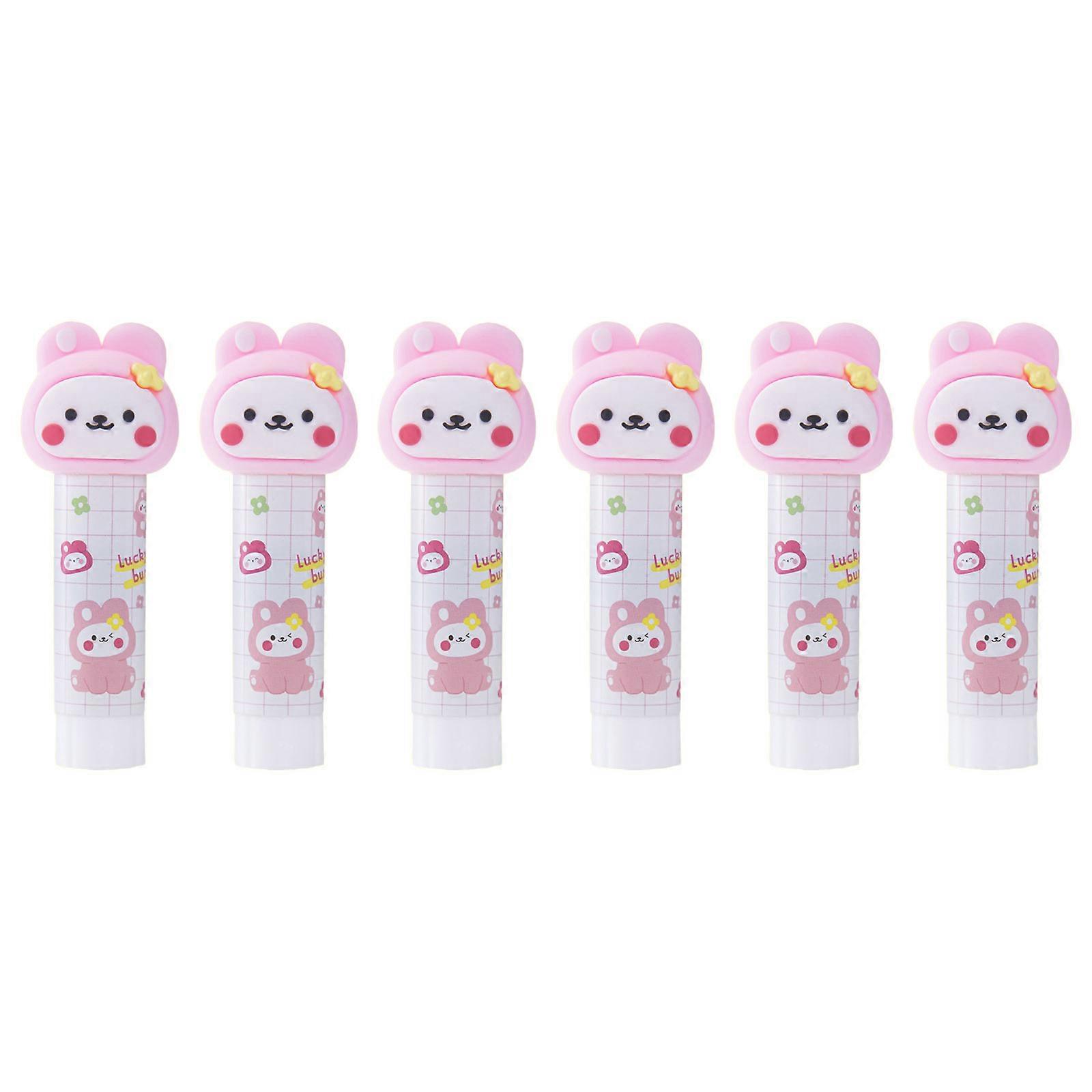 6Pieces Solid Glue Stick High Viscosity- Glue Stick Stable After Pasting Strong Adhesives Glue Stick for Student School
