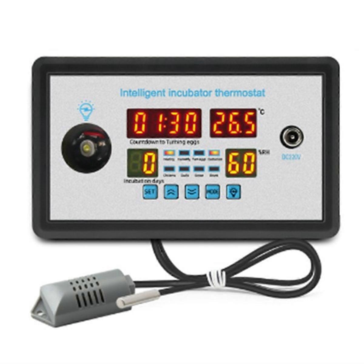 220V Smart Thermostat Digital ZFX-W9002 Thermostat Temperature Humidity Control Incubator 360 Autom