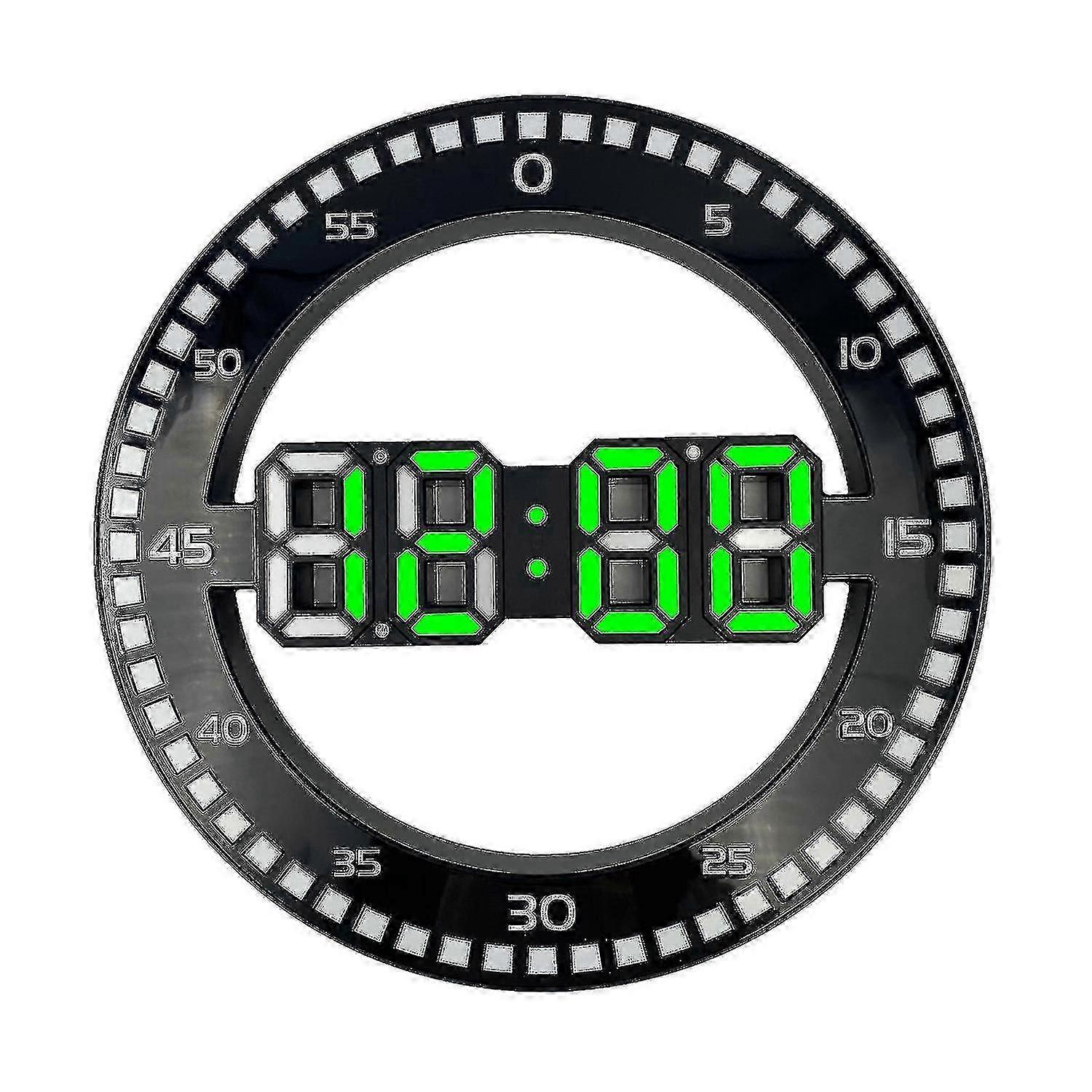 Digital Wall Clock With Led