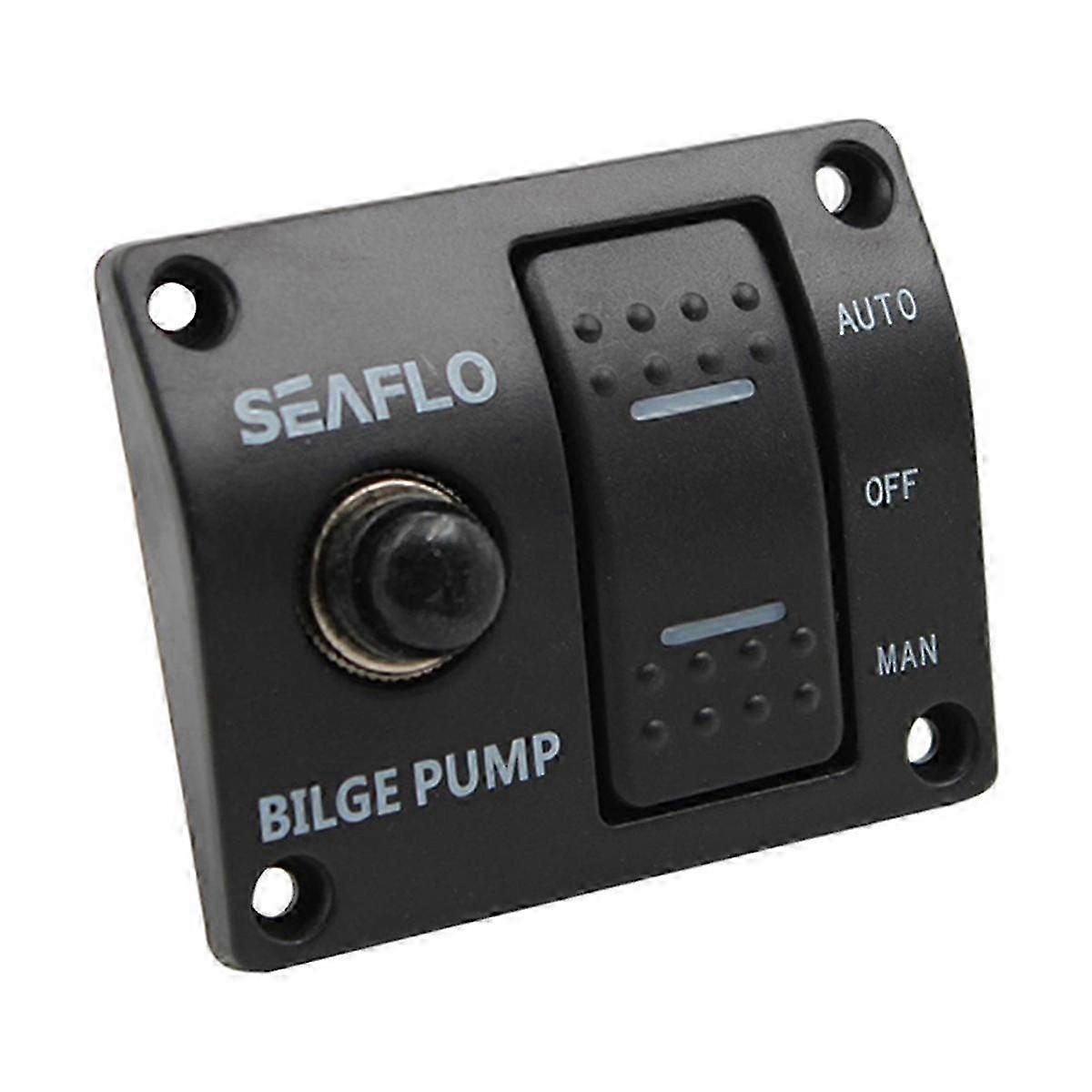 Bilge Pump Control Switch Automatic Pump Marine Panel Switch 3-WAY Switch Panel for Bilge Pump