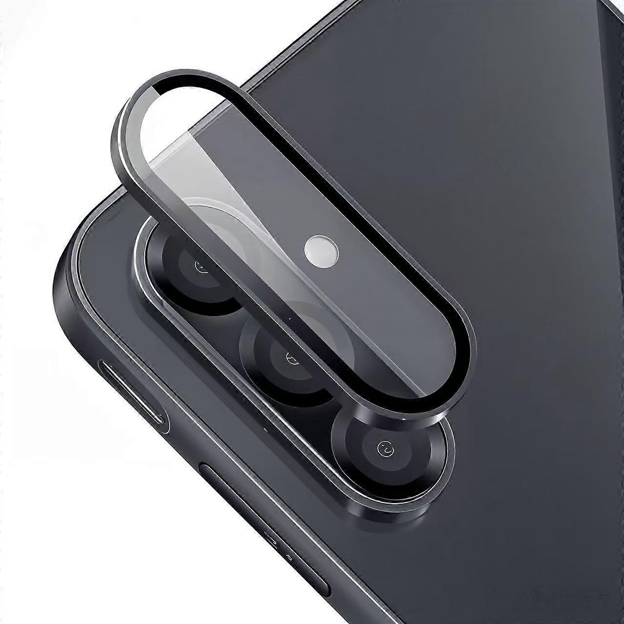 Συμβατός για Samsung Galaxy A36 5G προστατευτικό φακών φωτογραφικών μηχανών WANLONFENG Metal CD υφή μετριασμένη ταινία φακών γυαλιού