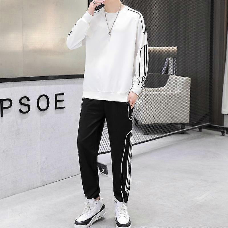 Autumn Sport Suit Men 'S Sweater Suit Running Fitness Two -Piece Set