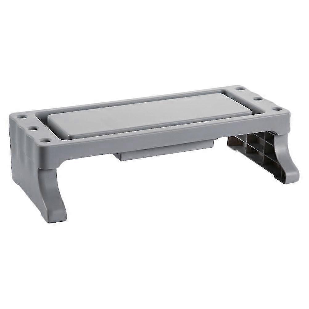 1 Stück grauer Monitorständer 37,5 x 17,5 cm Desktop-Rack für Computer und Heimgebrauch
