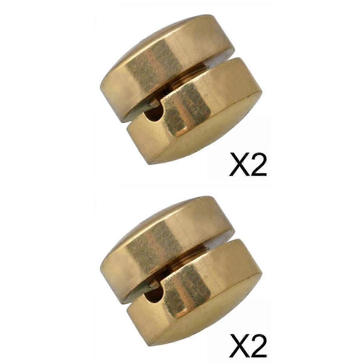 4 Pieces Brass Button /4-4/4 Adjuster