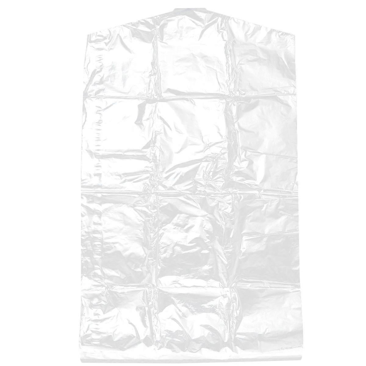 Closet Clothes Cover Rectangular Waterproof Protective 60x90cm Transparent Plastic 10Set