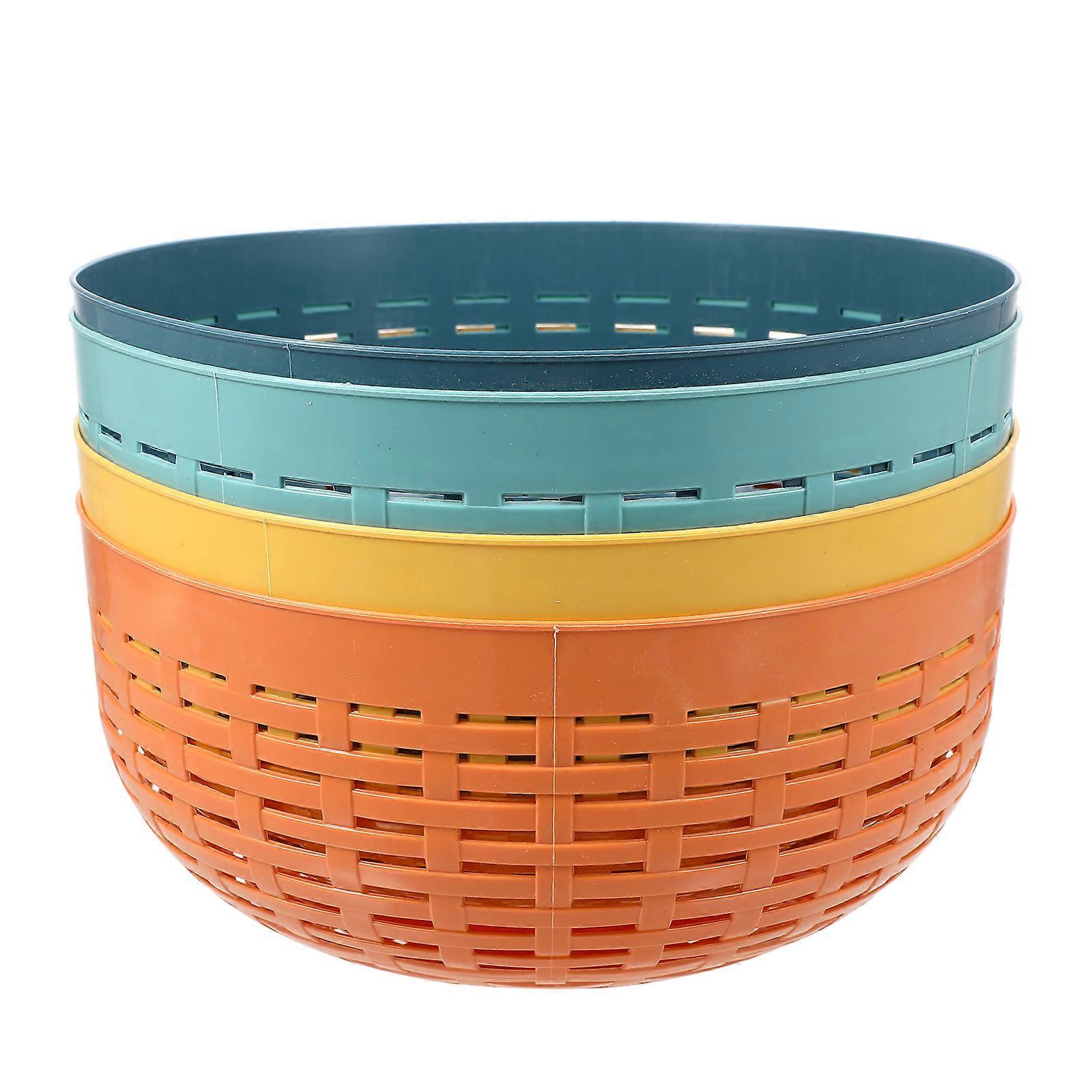 Assorted Color Kitchen Dish Cover for Home Made of PP Material Keeps Food Fresh and 4pcs