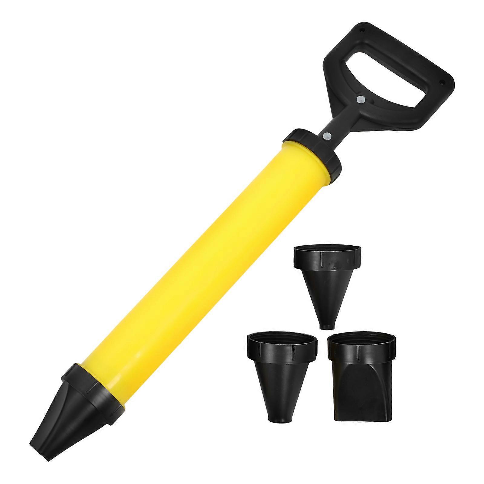 1 Set Grouting Sprayer Tube Hand Pump with Nozzles Pointing Tip Security Door Window Plastic Cement Caulking Pump
