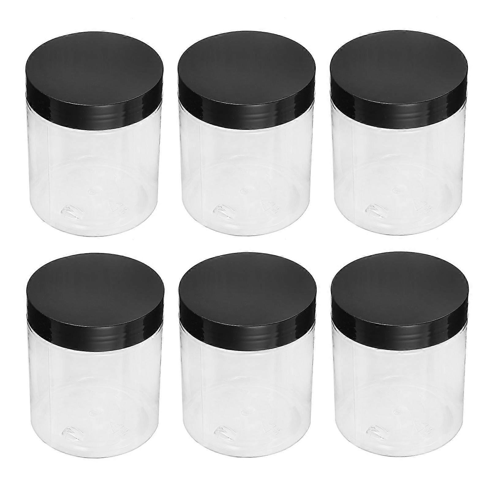 Square Clear Container Food Storage Keep Fresh 7x7x8.5cm Transparent 12Pcs