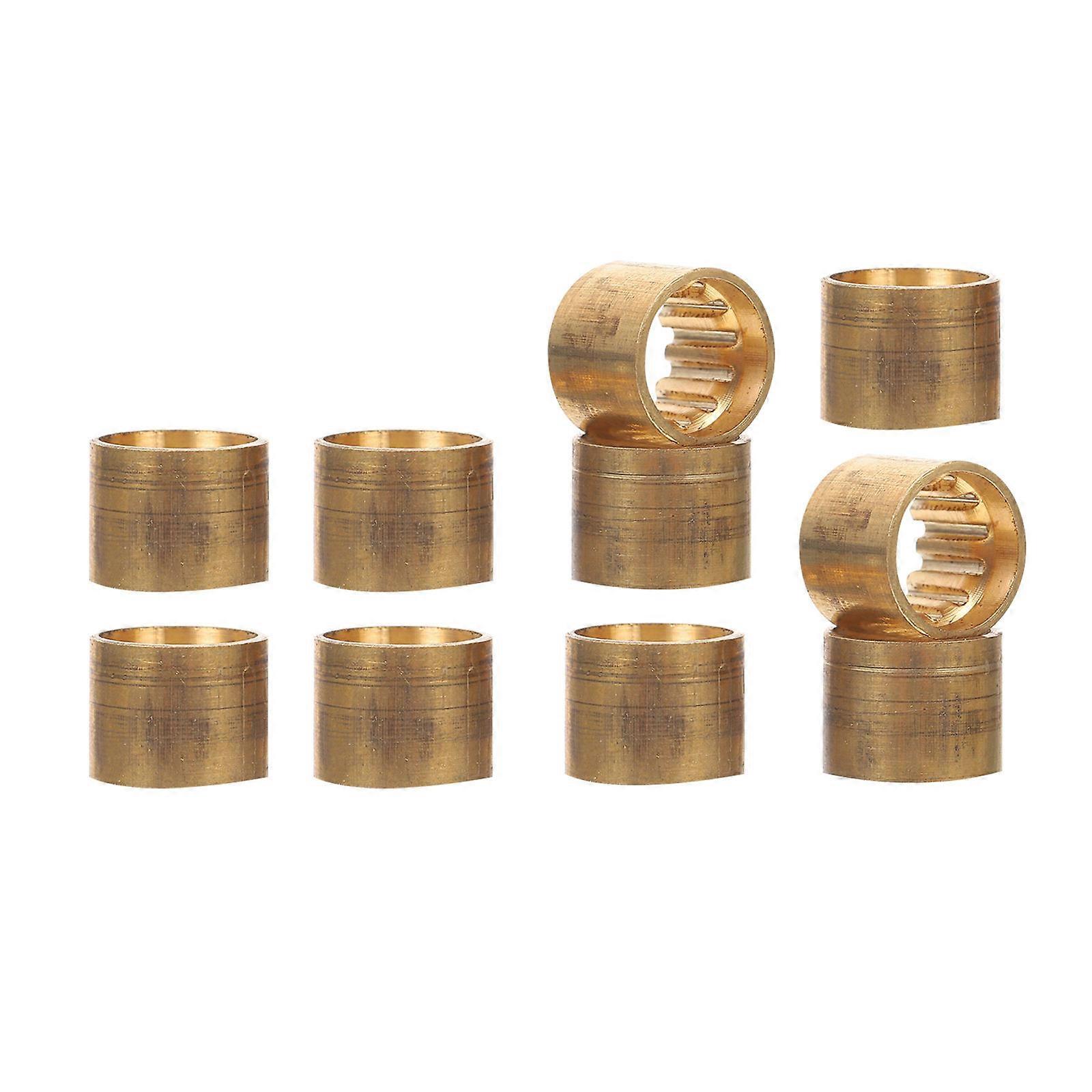 Pool Cue Ferrules Copper Billiard Cue Tip For Enthusiasts Round Shape 9MM Enhances Relations 20Pcs