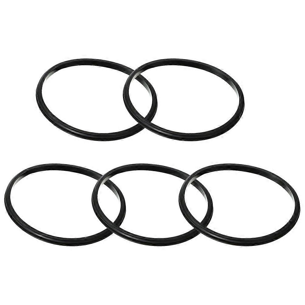 Anelli di tenuta per bottiglie in silicone da 5 pezzi Guarnizioni di ricambio elastiche resistenti al calore per bottiglie d'acqua, accessori da cucina facili da pulire e flessibili