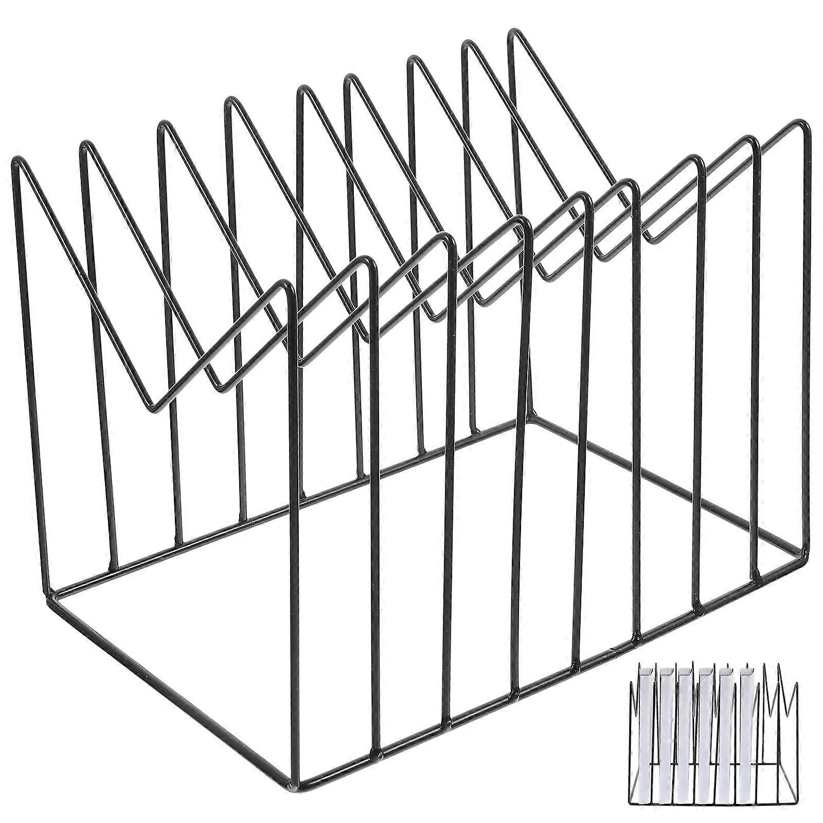 Magazine Display Stand Tabletop Shelf Iron Magazine Rack Living Room 1Set