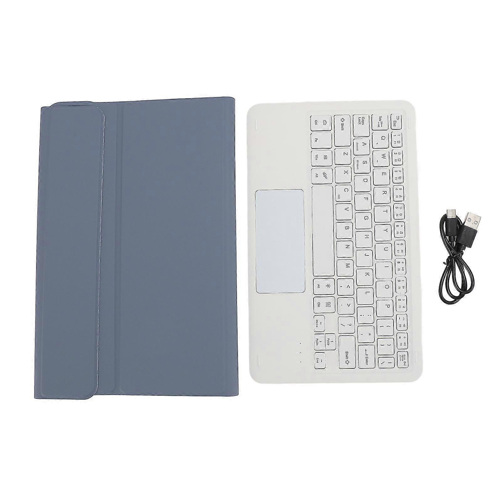 2024 Keyboard Case for Xiaomi for Mi Pad 6 6 Pro 11 Inch 2023 PU Stand Cover With Magnetic Removable Wireless Bluetooth Keyboard Purple