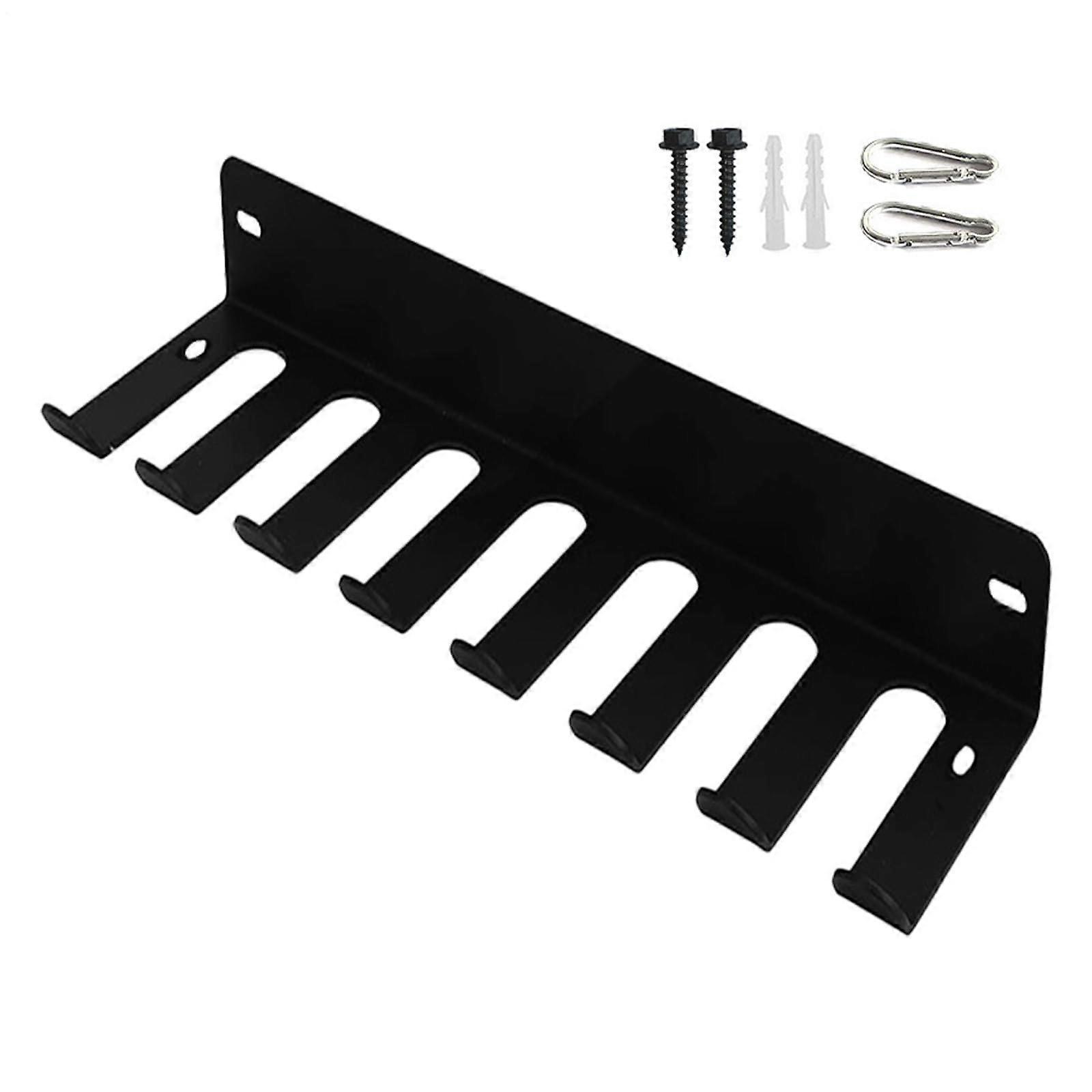 Gym Rack Organizer For Dumbbell And Barbell Storage, Resistance Band Hooks, Chains And Barbell Holder