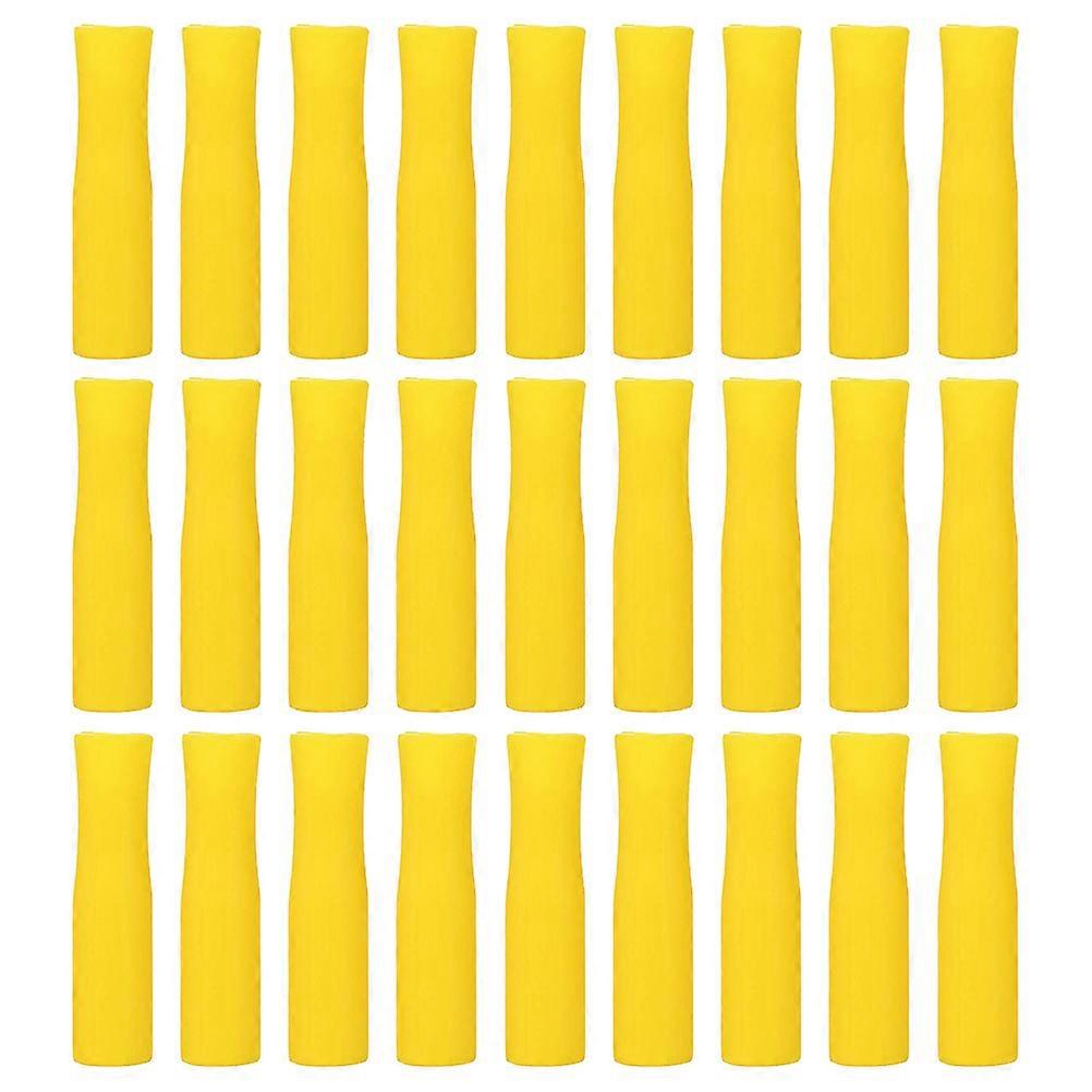 Reusable Silicone Straw Tip Multicolored Stainless Steel Straws Cover Daily Use 50Pcs
