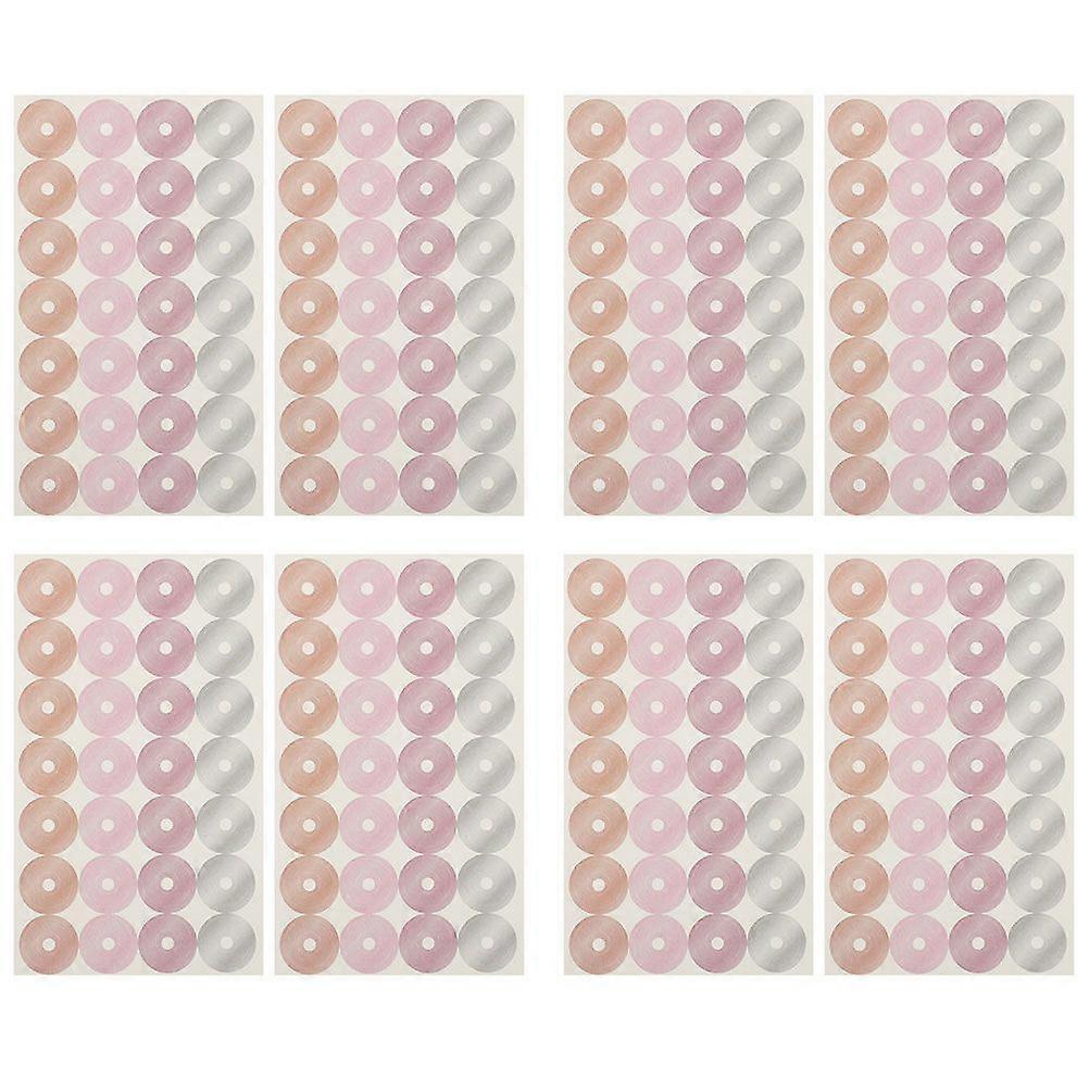 32 Sheets Loose-leaf Paper Hole Reinforcement Stickers Self-adhesive Hole Reinforcing Labels