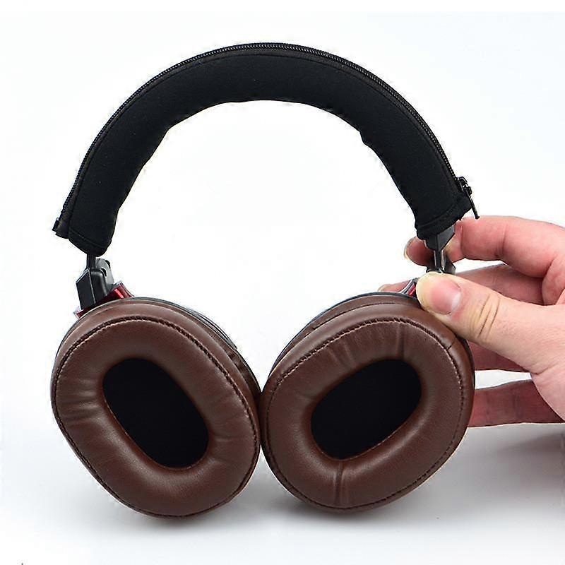 Neoprene Zipper Headband Cushion Pad Replacement Parts For Audio Technica ATH-MSR7