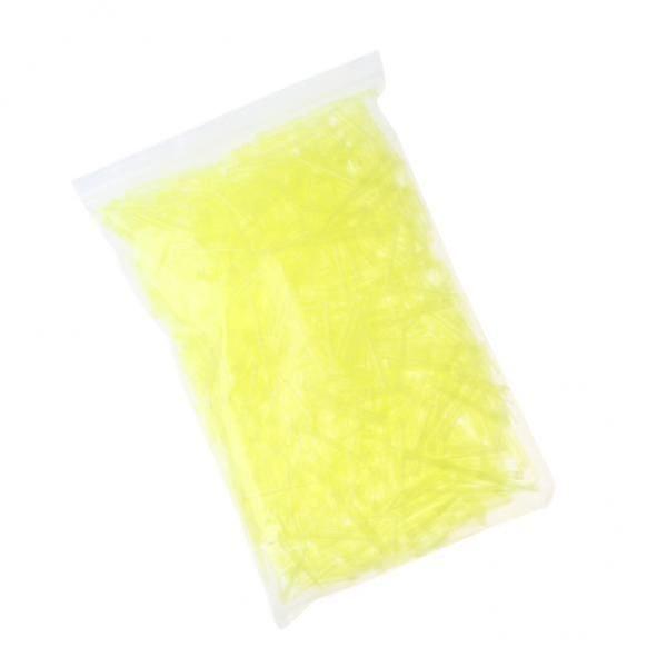 2xPuntali per pipette gialli trasparenti Puntale per pipetta per liquidi Pipetta per trasferimento a punta fine 100ul