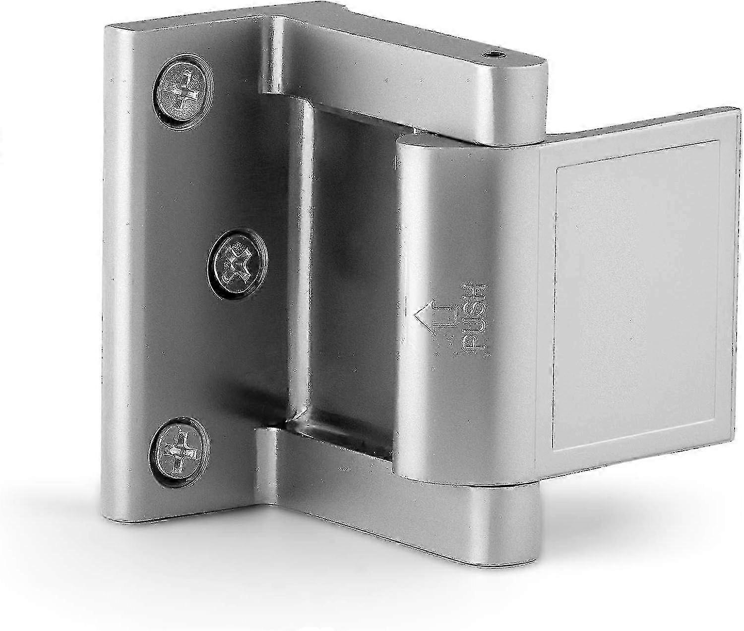 High security door latch for in-swinging doors