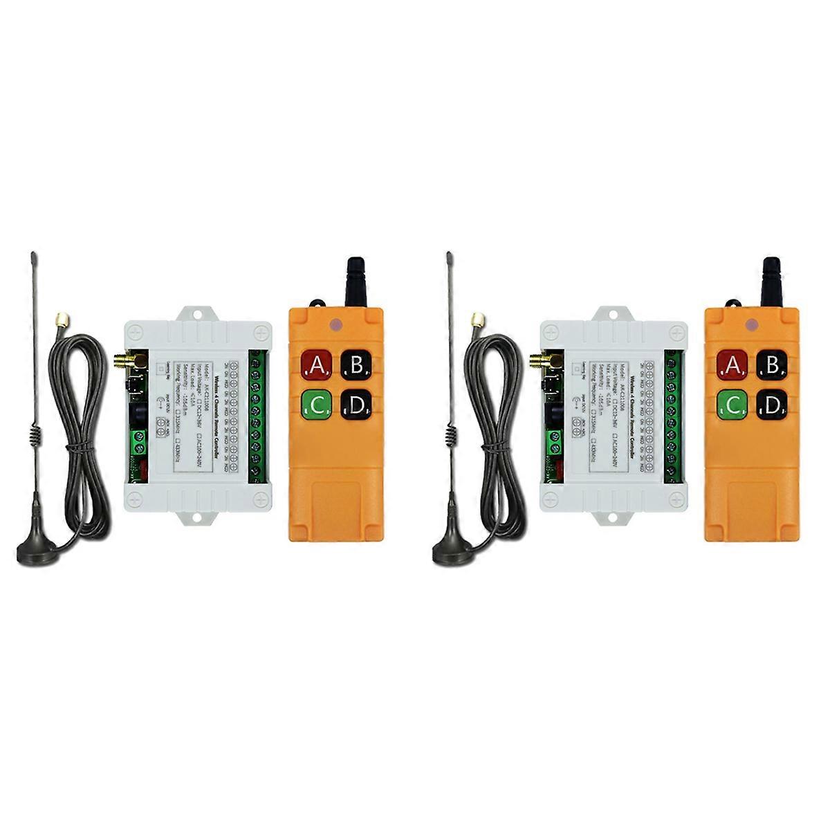 DC12-36V 4CH Ricevitore interruttore telecomando wireless