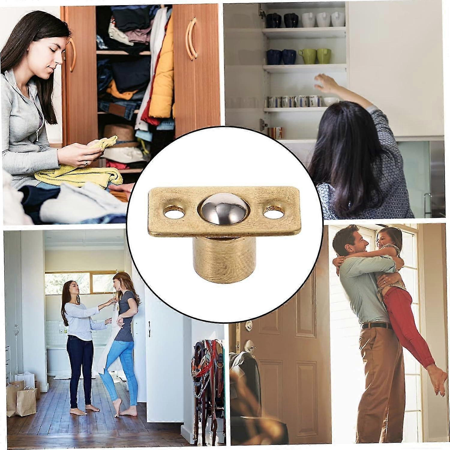 Door Ball Catch Latch - 100pcs Spring Copper Goats, 1