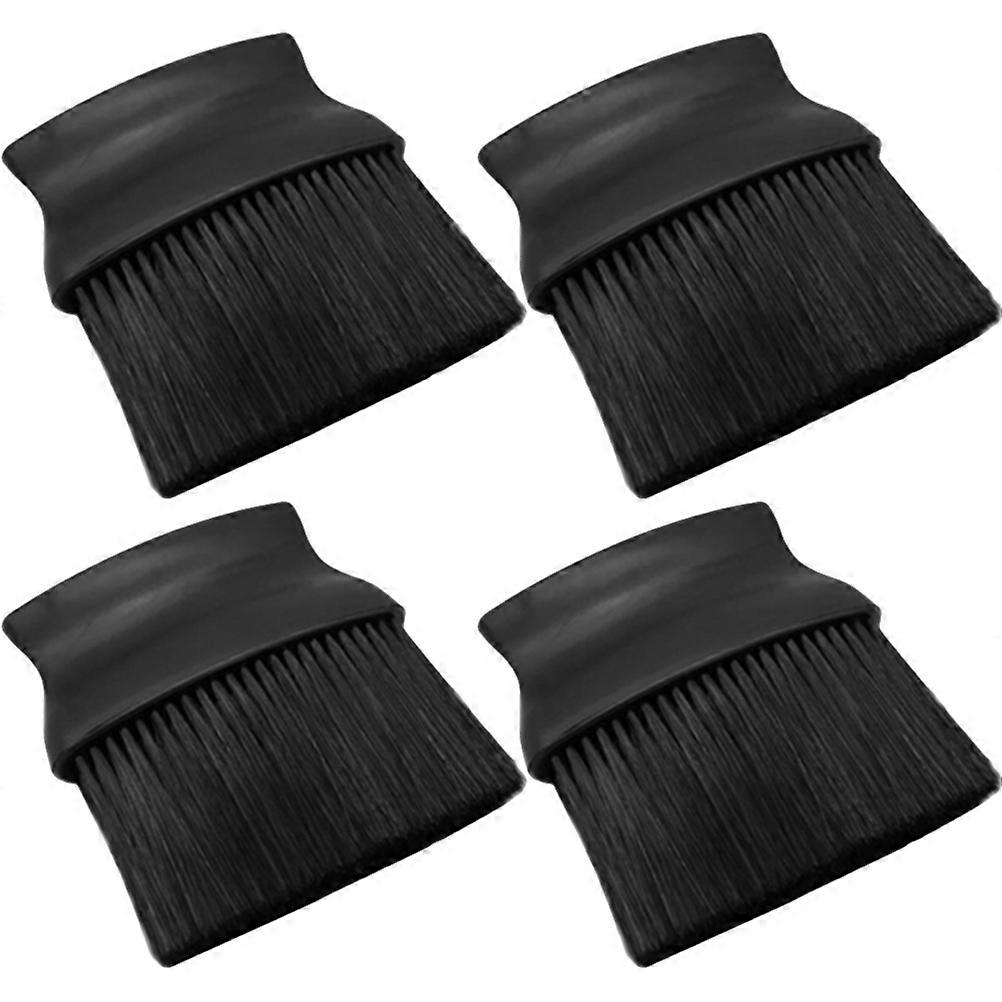 Dust Remover Duster Car Detailing Tool Car Air Vent Cleaning Black 4Pcs