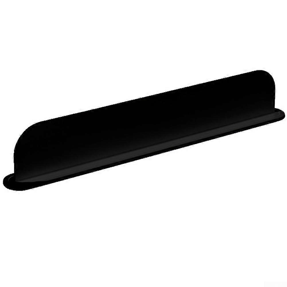Silicone Splash Guard for Sink, Reusable Kitchen Counter Water Barrier, Black Sink Tray Accessories, 12x3 inches