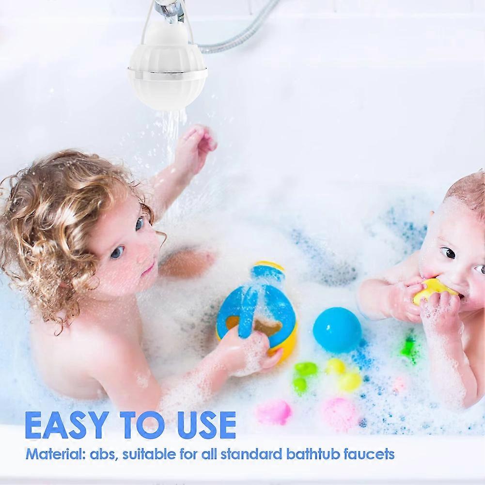 Plastic Bathtub Water Filter Efficient Hanging Tub Faucet Filter Portable Wide Compatibility Shower