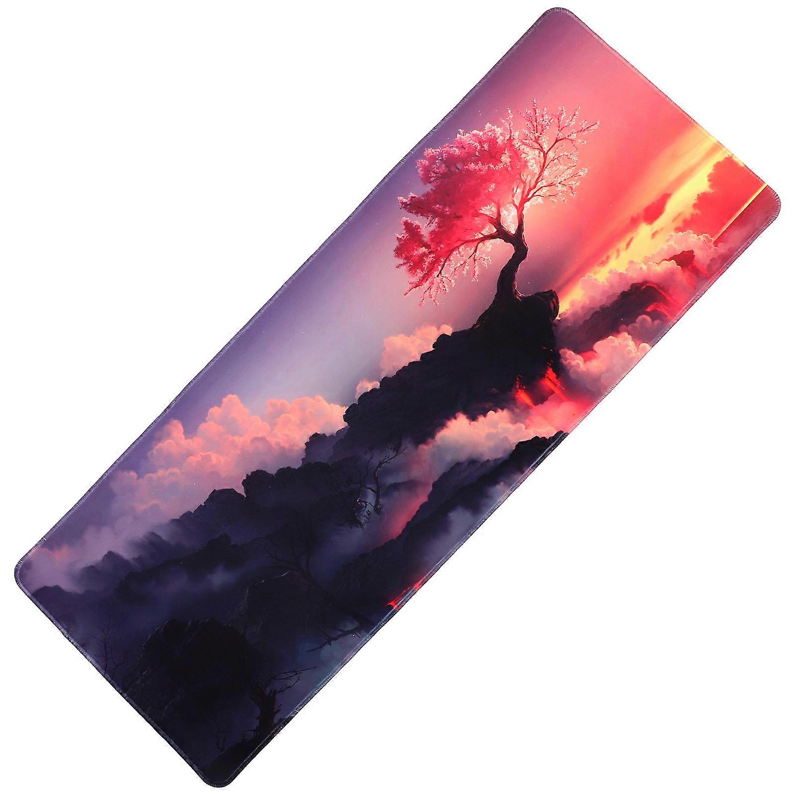 Desk Gaming Mat Rgb Gaming Mouse Pad Home Use 80x30x0.4cm Anti-slip 1Pc